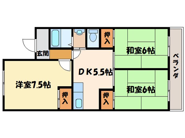 パソナⅤの物件間取画像